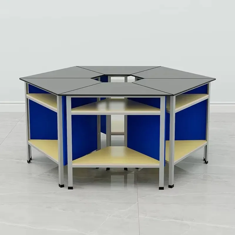 Metal laboratory furniture, iron laboratory bench, suitable for dental schools, medical and biological applications