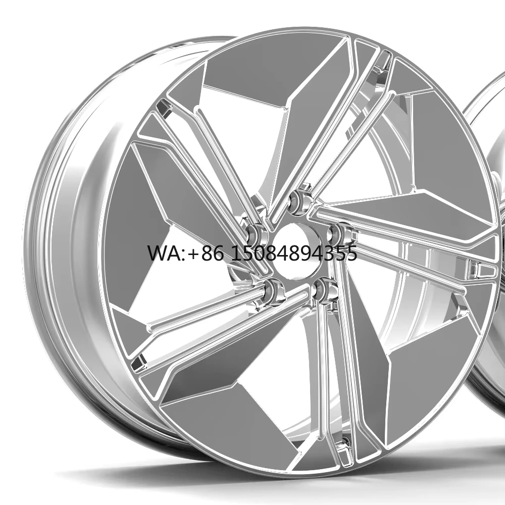 

OEM ODM 6061-T6 Aluminum Gold Five Spoke Forged Wheels Custom PCD ET CB For ForgeAlloy Racing Passenger Vehicles