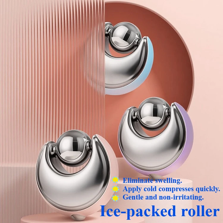 

Portable Hand Held Skin Cooling Ice Roller for Facial Massage and Wrinkles Face Lifting Face Massage,anti-wrinkle Blood Home Use