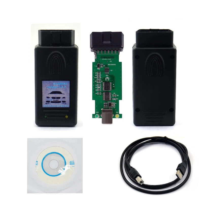 Best Top Quality for BMW SCANNER 1.4.0 Diagnostic Scanner OBD2 Code Reader for BMW 1.4 USB Auto Diagnostic Tool