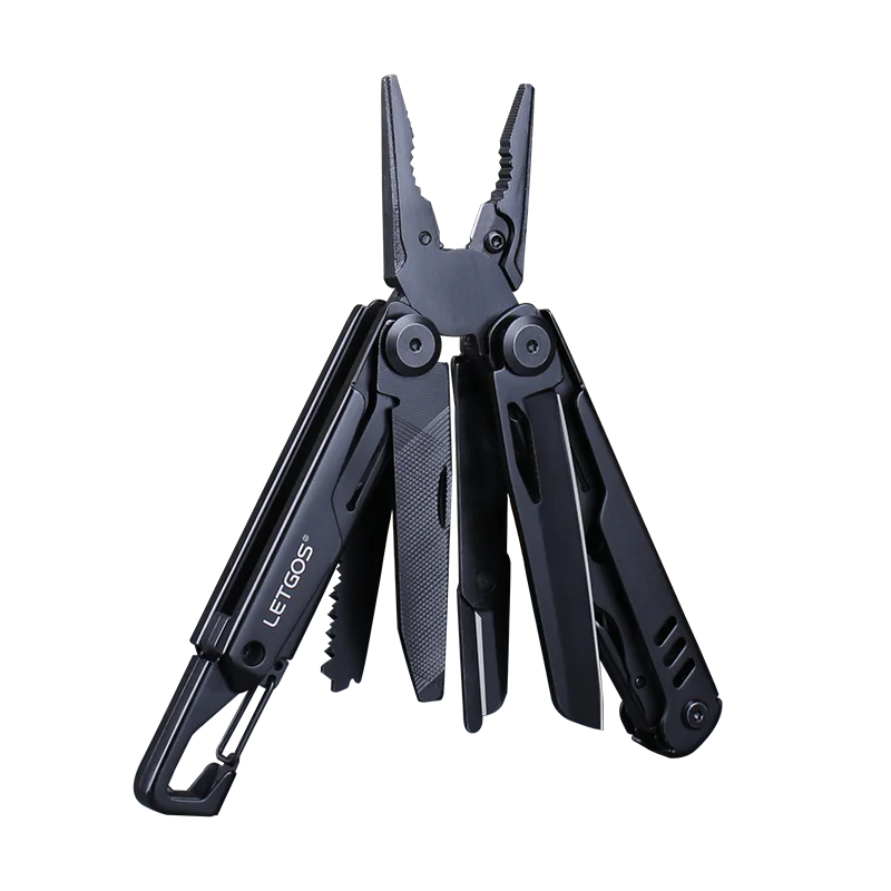 LETGOS 16 in 1 Camping Multitool Multi Plier Folding Plier Wire Hand Tools Stripper Outdoor Pocket Mini Portable Easy Carrying