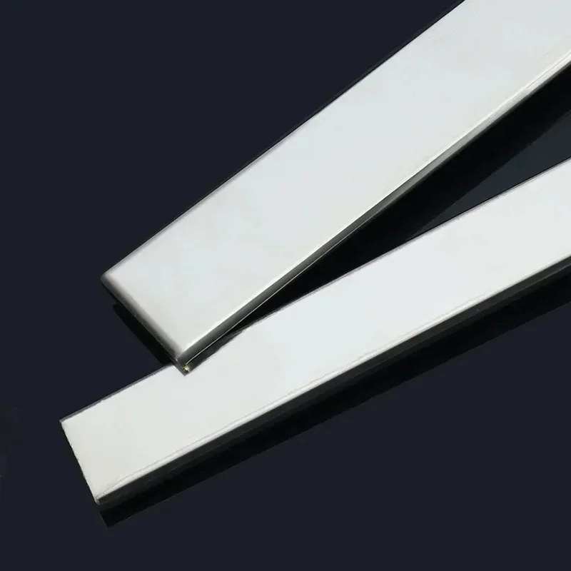 1Pcs T2 Tinned Purple Copper Busbar Flat Strip 2-5mm Thick 10-50mm Wide 500mm Long Grounding Bar