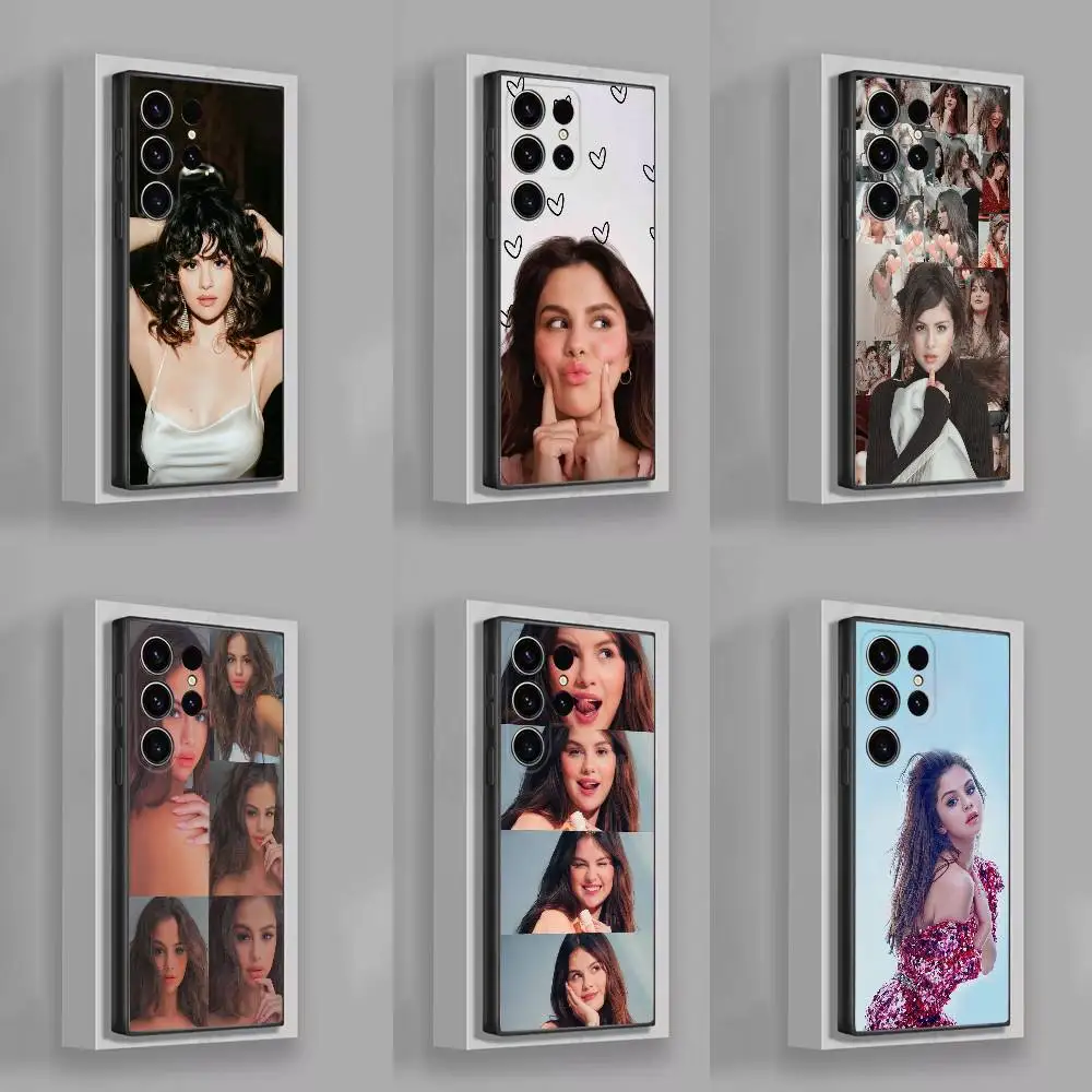 

Phone Case For Samsung S25,S20,S24,S21,S30,S23,S22,Ultra,Plus,Fe,Lite,5G S-Selena Gomez Black Cover