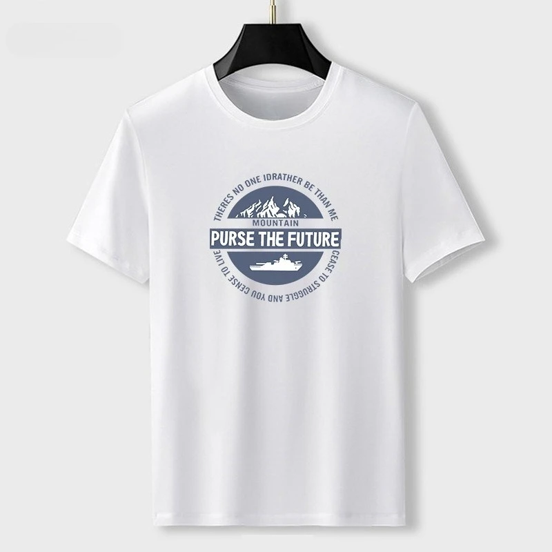 

2025 Summer new high-quality men's and women's T-shirts cotton pattern printed outdoor loose top short sleeves 0721 02