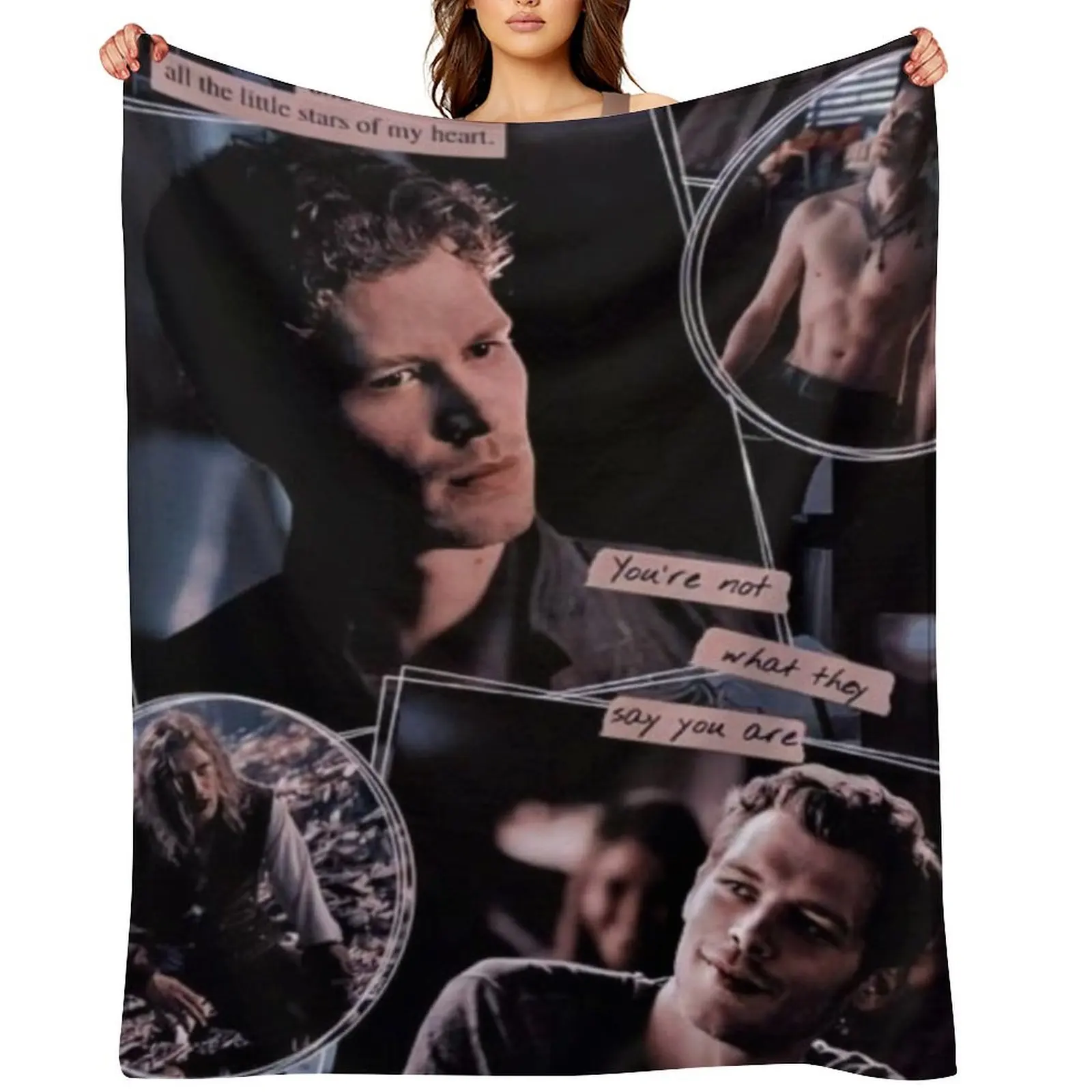 

Nik edit Throw Blanket Flannel Vintage Furry Decorative Beds Blankets