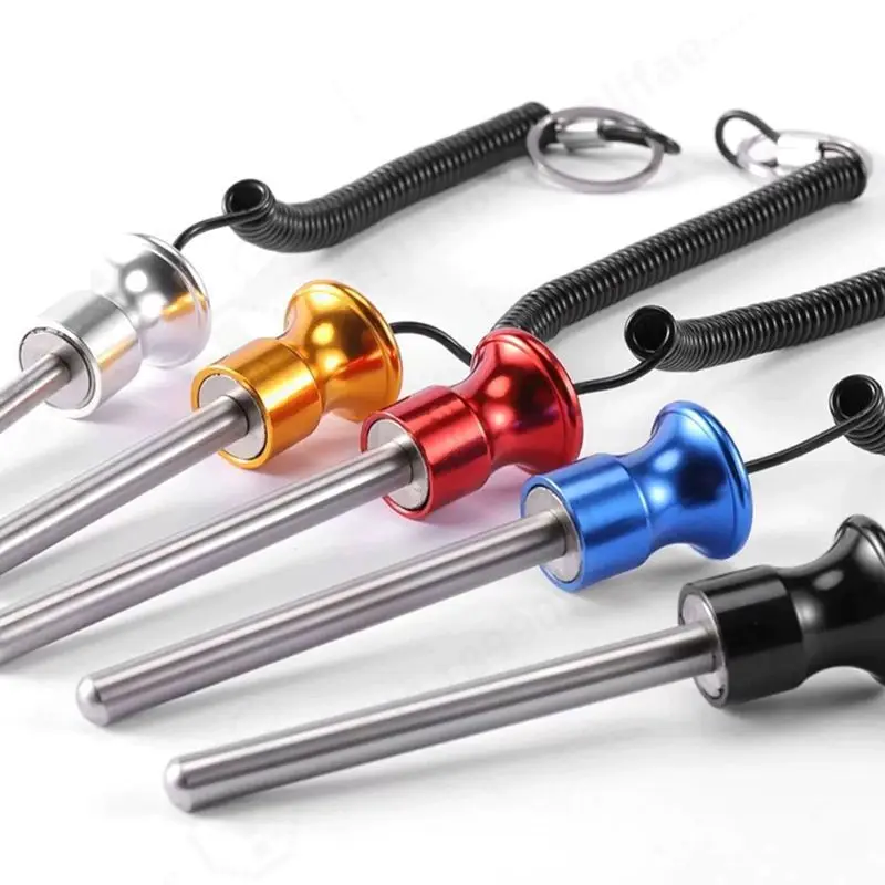 Aluminum Alloy Magnetic Pull Pin with Cord Weight Stack Magnetic Insert Pin Gym Fitness Replacement Parts
