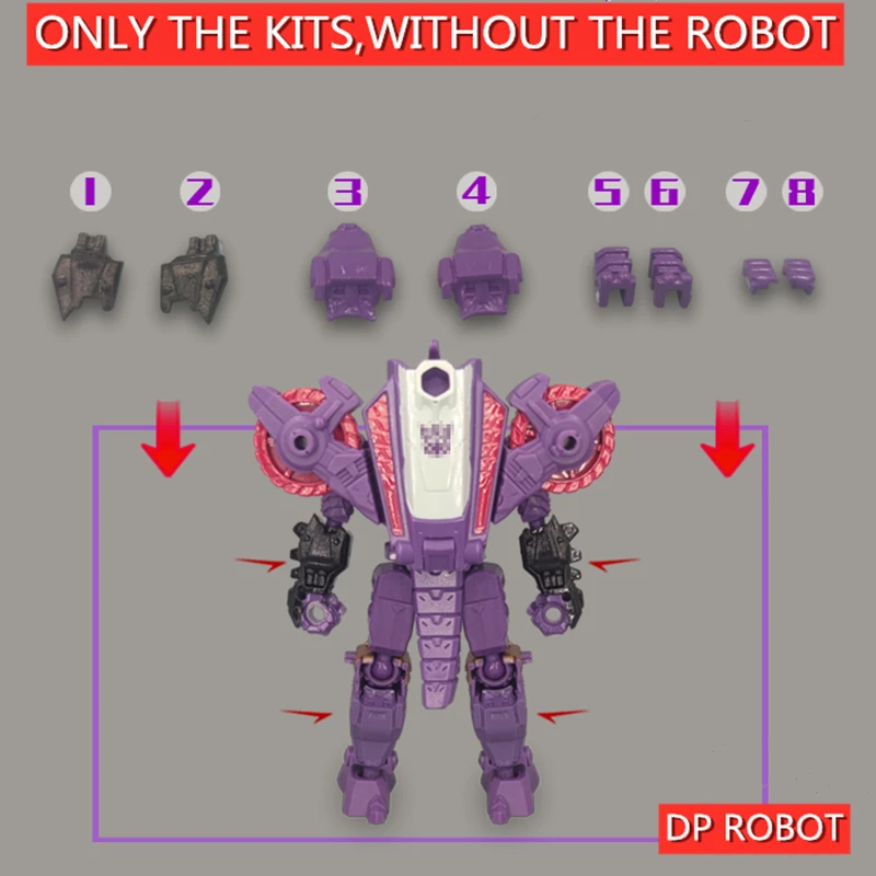 

NEW Upgrade Kit Filler For Transformation Core-class LEGACY Iguanus Action Figure Accessories-GO Better