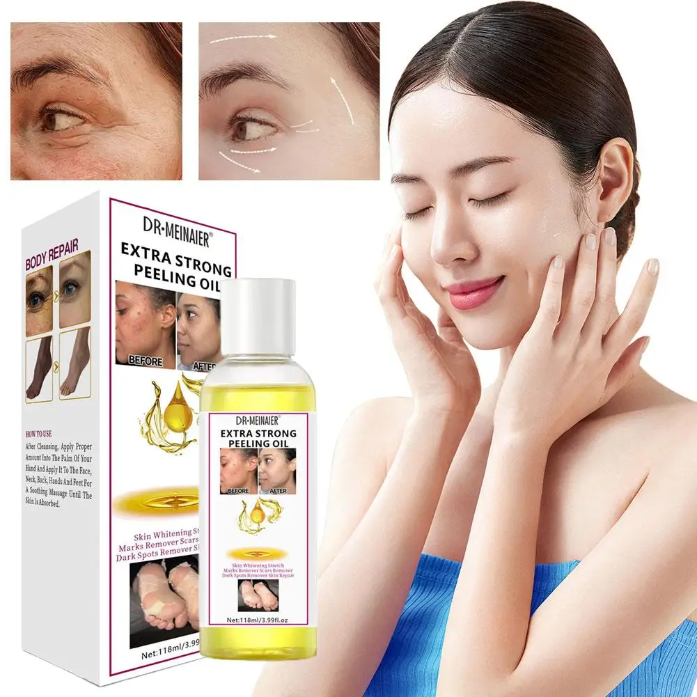 Gelbes Peeling öl Bleichen dunkle Haut flecken entfernen abgestorbene Haut aufhellen Peeling Peeling weiß befeuchten Körper hautpflege