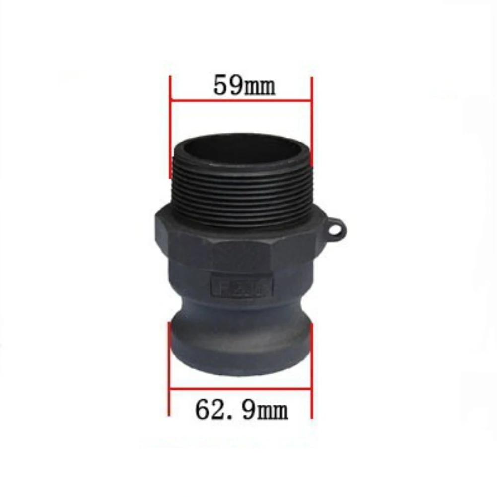 2Sets Camlock Hose Fittings Type D & F Polypropylene Kit for Use in Fluid Transfer Systems with 150 PSI Pressure