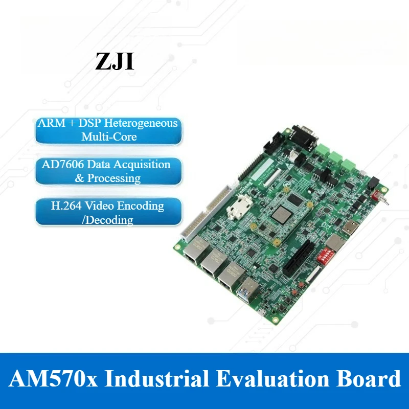 

Плата промышленной разработки TL570x-EVM AM570x с питанием от TI AM5708 ARM+DSP Cortex-A15 C66x, с поддержкой Linux