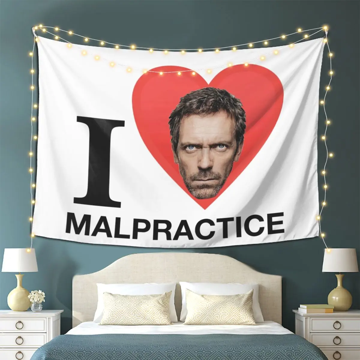 House MD Malpractice Enthusiast Merch Tapestry Wall Hanging Aesthetic Home Decoration Tapestries for Dorm Room