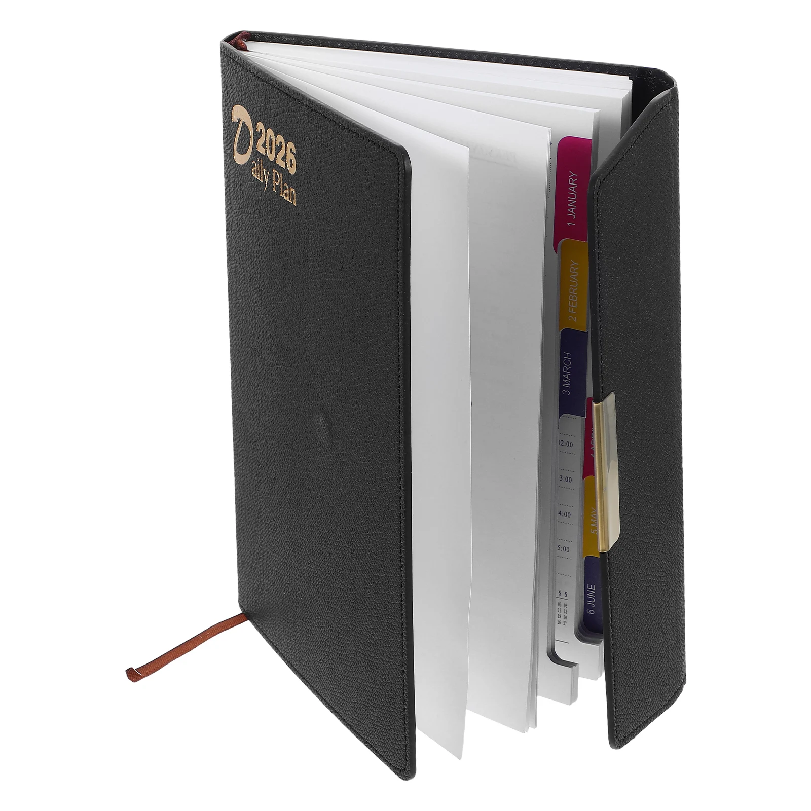 

Dated A5 Daily Planner 2026 Modern Stylish Thick Paper Compact Design Daily Tabs Monthly Index Academic Business Office