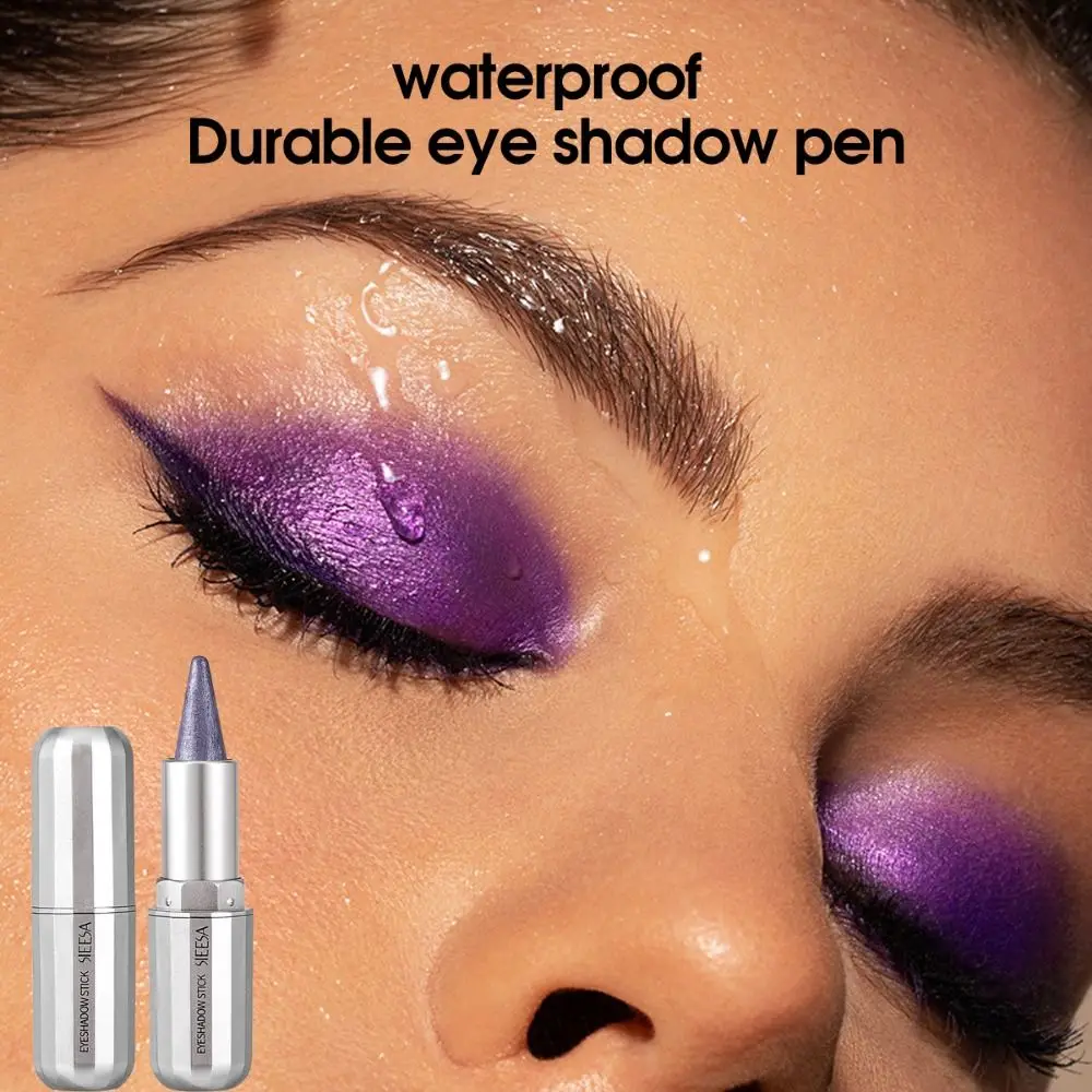 

Long Lasting Eye Shadow Stick Waterproof Shimmer Glitter Eyeshadow Pencil High Pigmented Tapered Glitter Liner Pen Eyeshadow