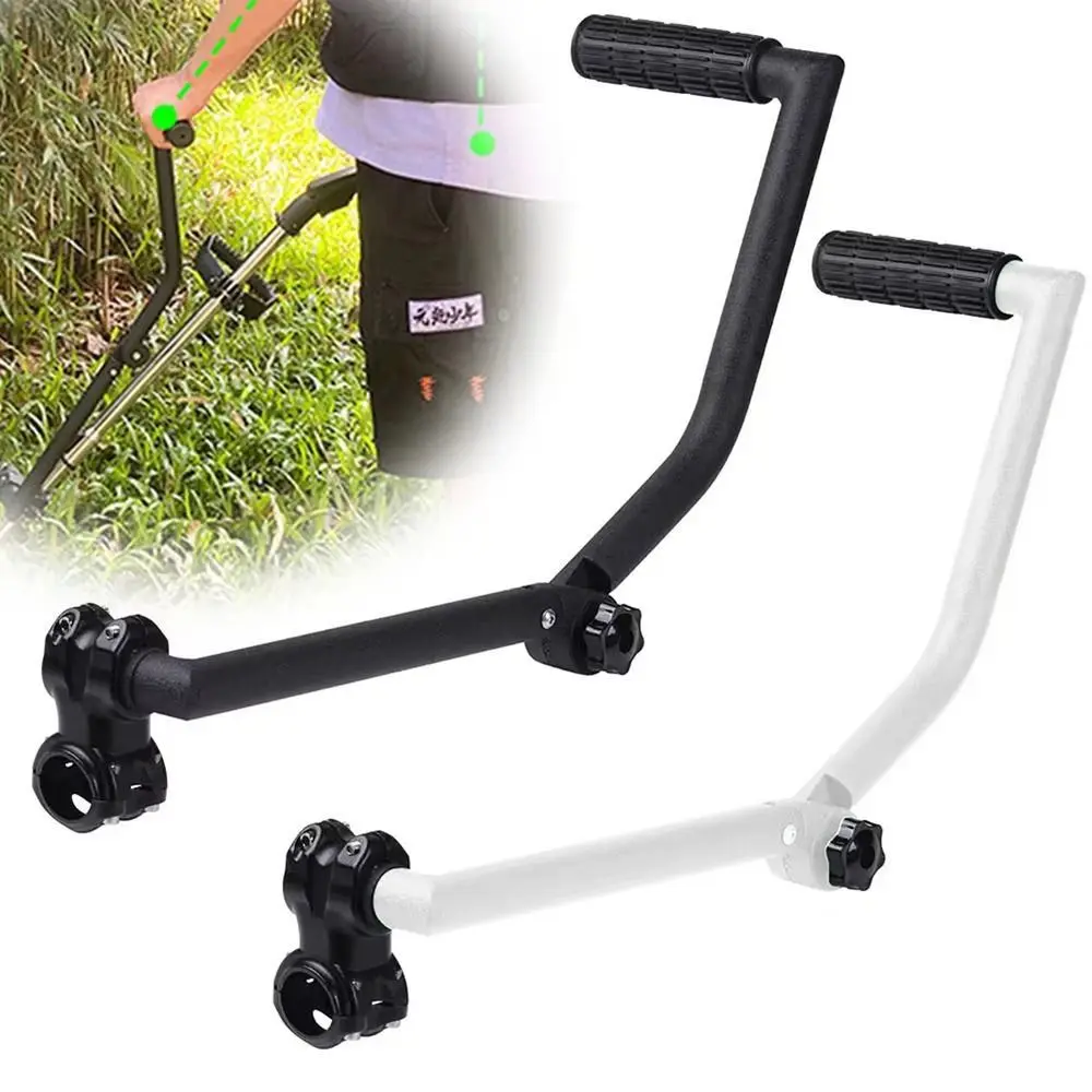 Adjustable Angle Trimmer Grip Weeder Effortless Operation Weed Eater Handle Extension Ergonomic Lifting