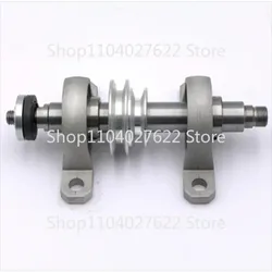 forM14x1mm M14 Thread Spindle Shaft BarShank Pulley Bearing DIYWood Lathe Cutter Headstock Fit Chuck K01-50 K02-50 K01-65 K02-65