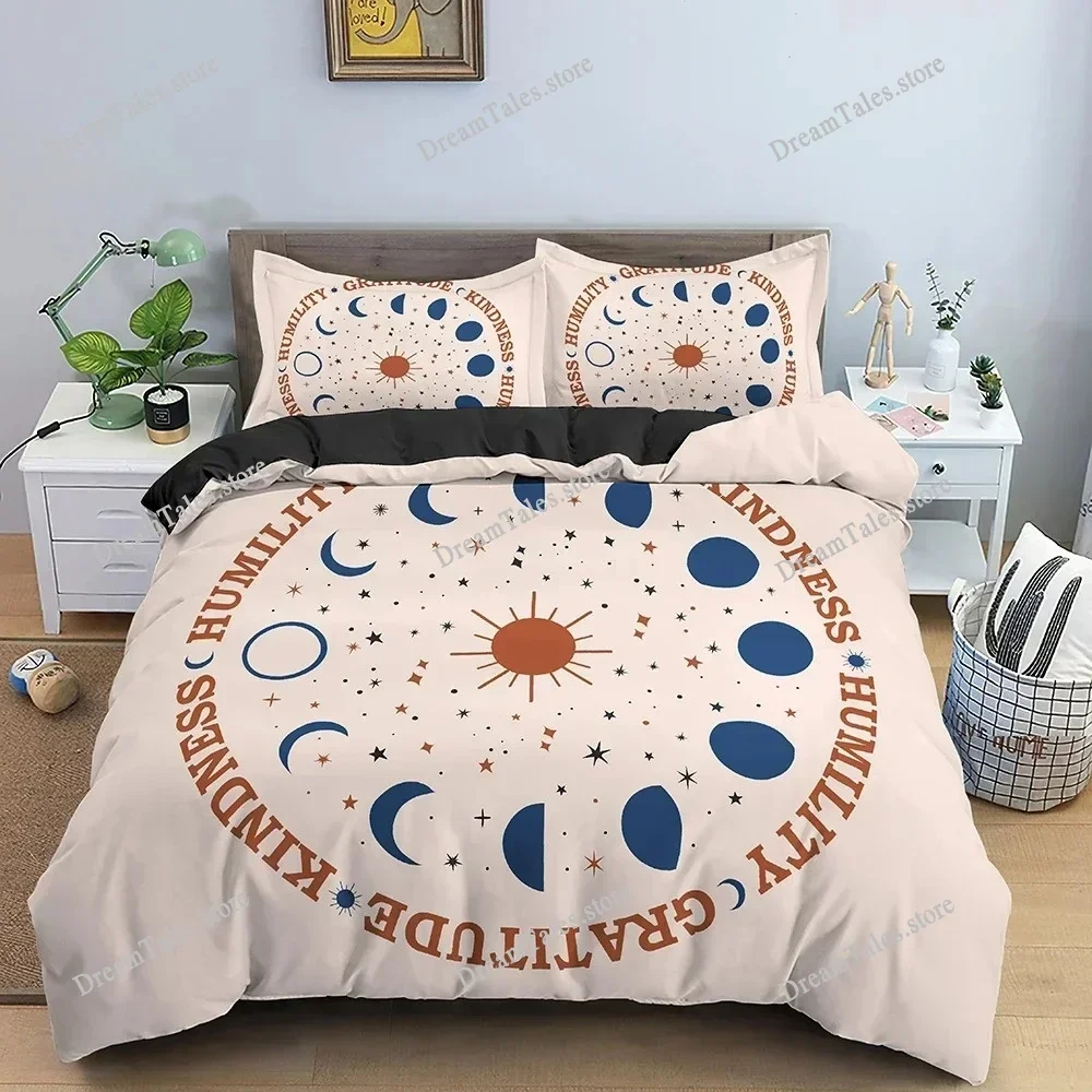 

Gesture Pattern Duvet Cover Set Buddhism Style Bedding Set Twin Full Queen Size Comforter Cover Bed Set with Pillowcase