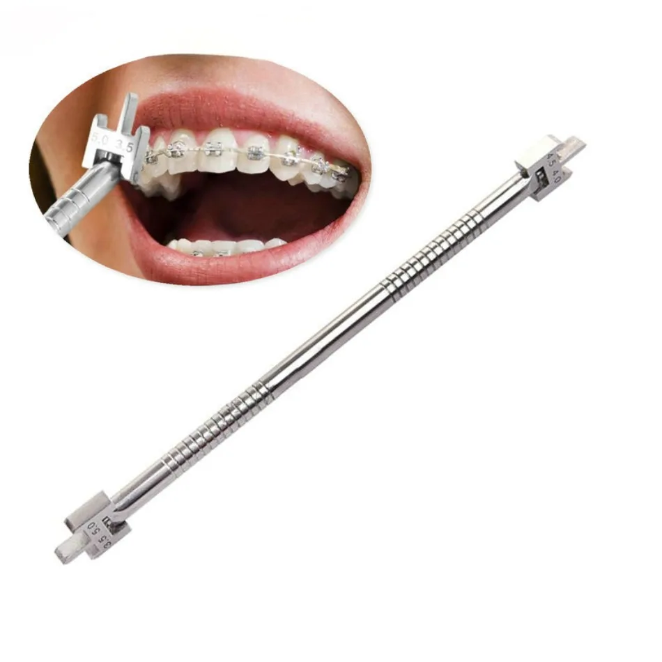 

1Pcs Fully Adjustable Dental Orthodontic Bracket Positioning Height Wick Gauge Instrument Tool High Quality