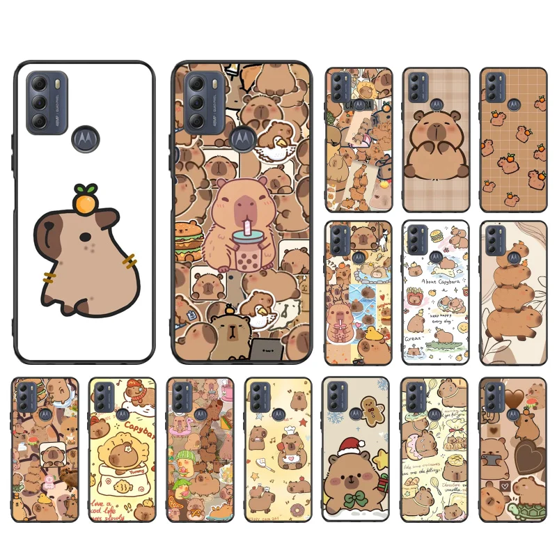 

Capybara Phone Case For Motorola G84 G22 G32 G34 G52 G10 G20 G30 G60 G60S G13 G50 G54 G62 G53 G72 G85 G24 Power