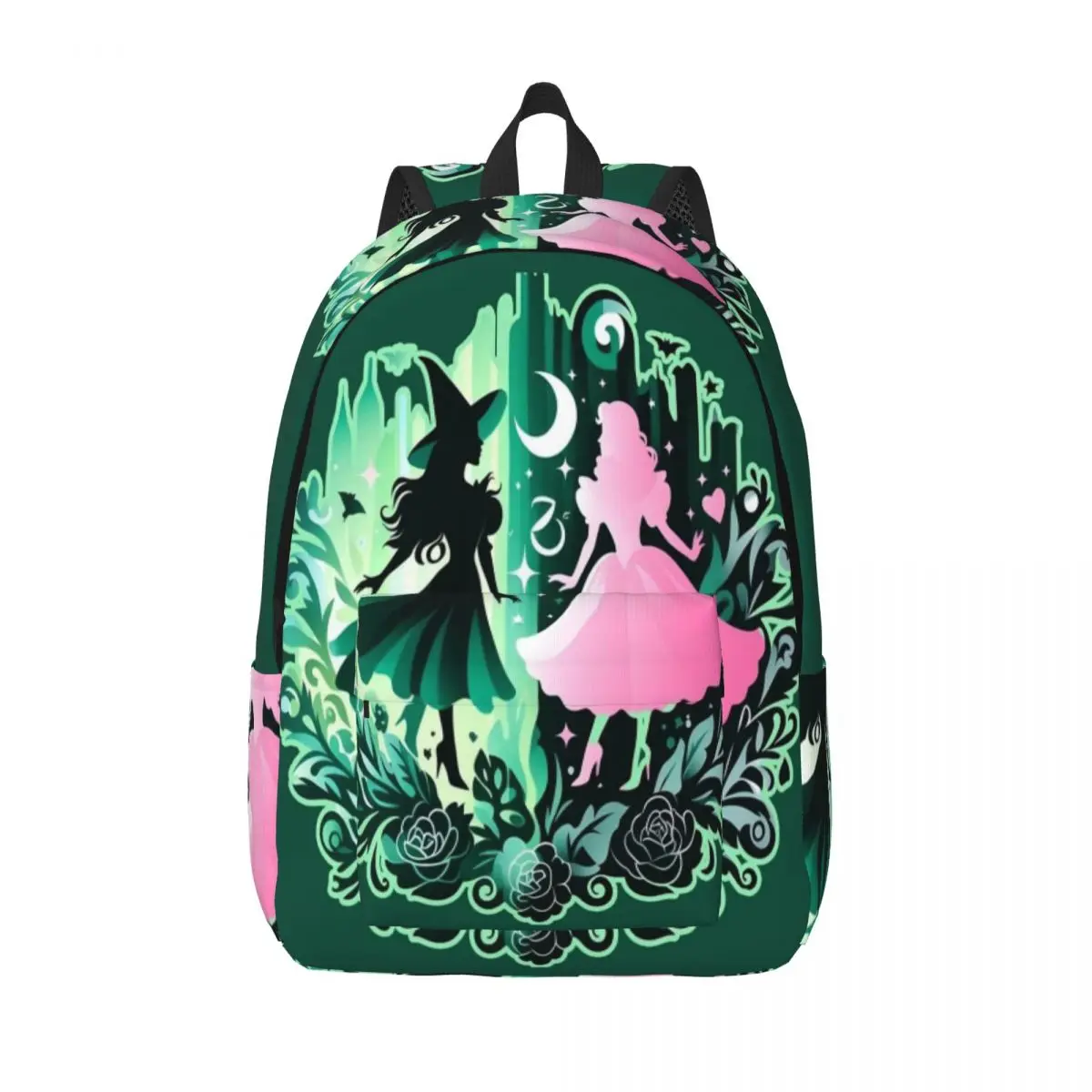 Wicked Elphaba & Glinda Backpack for Kindergarten Primary School Student Movie Book Bags Boy Girl Kids Daypack Lightweight
