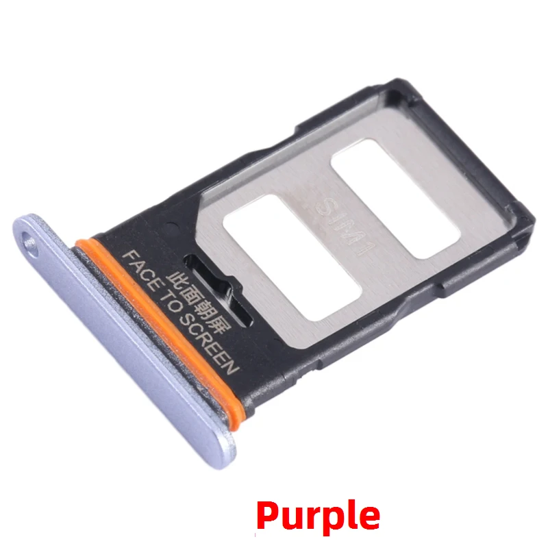 For Xiaomi Redmi Note 13 Pro 5G Sim Tray Sim Card Tray Dual Sim Tray Holder Smartphone Replacement Parts