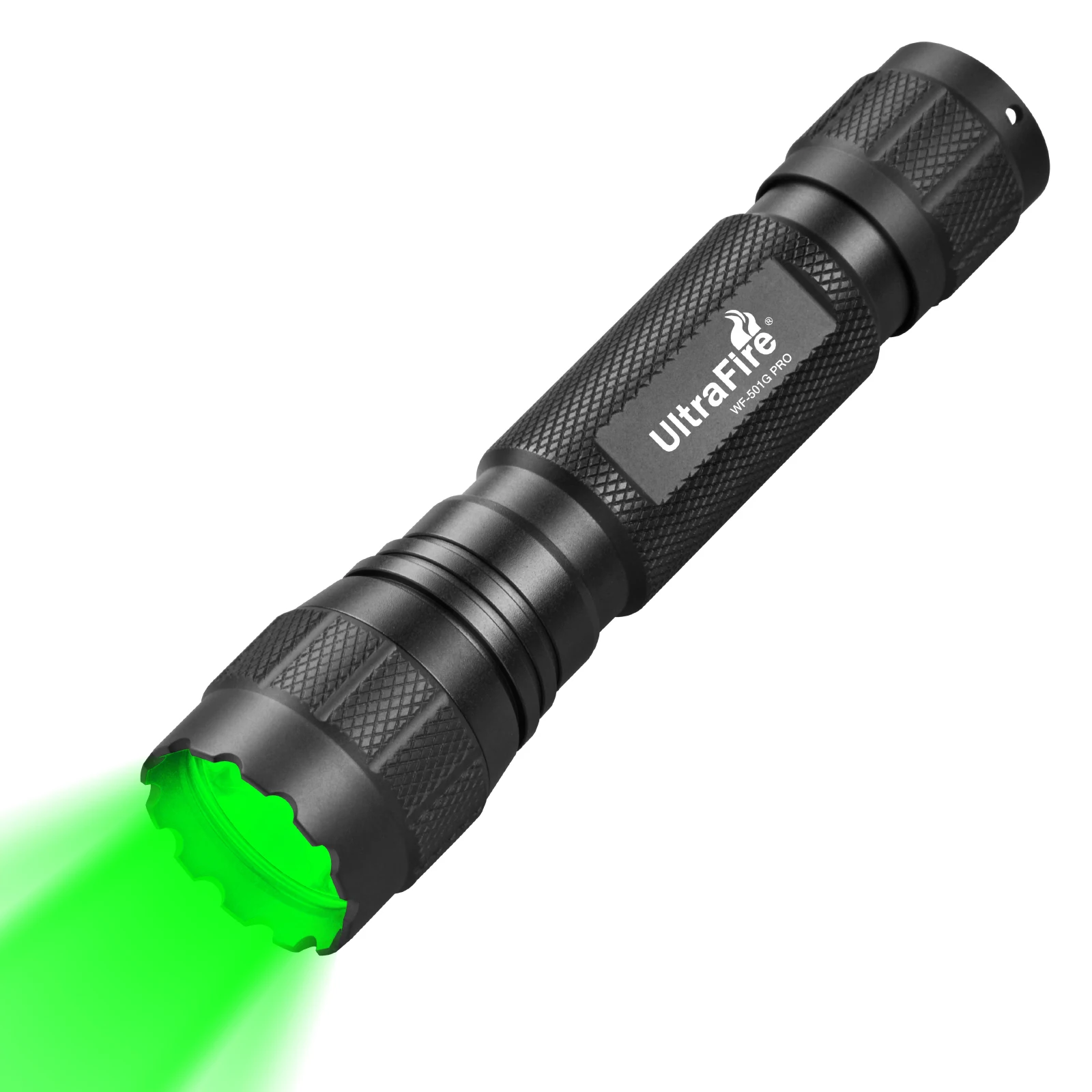 

UltraFire WF-501G Pro Green Light Flashlight 500-560nm Rechargeable 10W Hunting Torch Outdoor Tactical Night Vision Scout Light