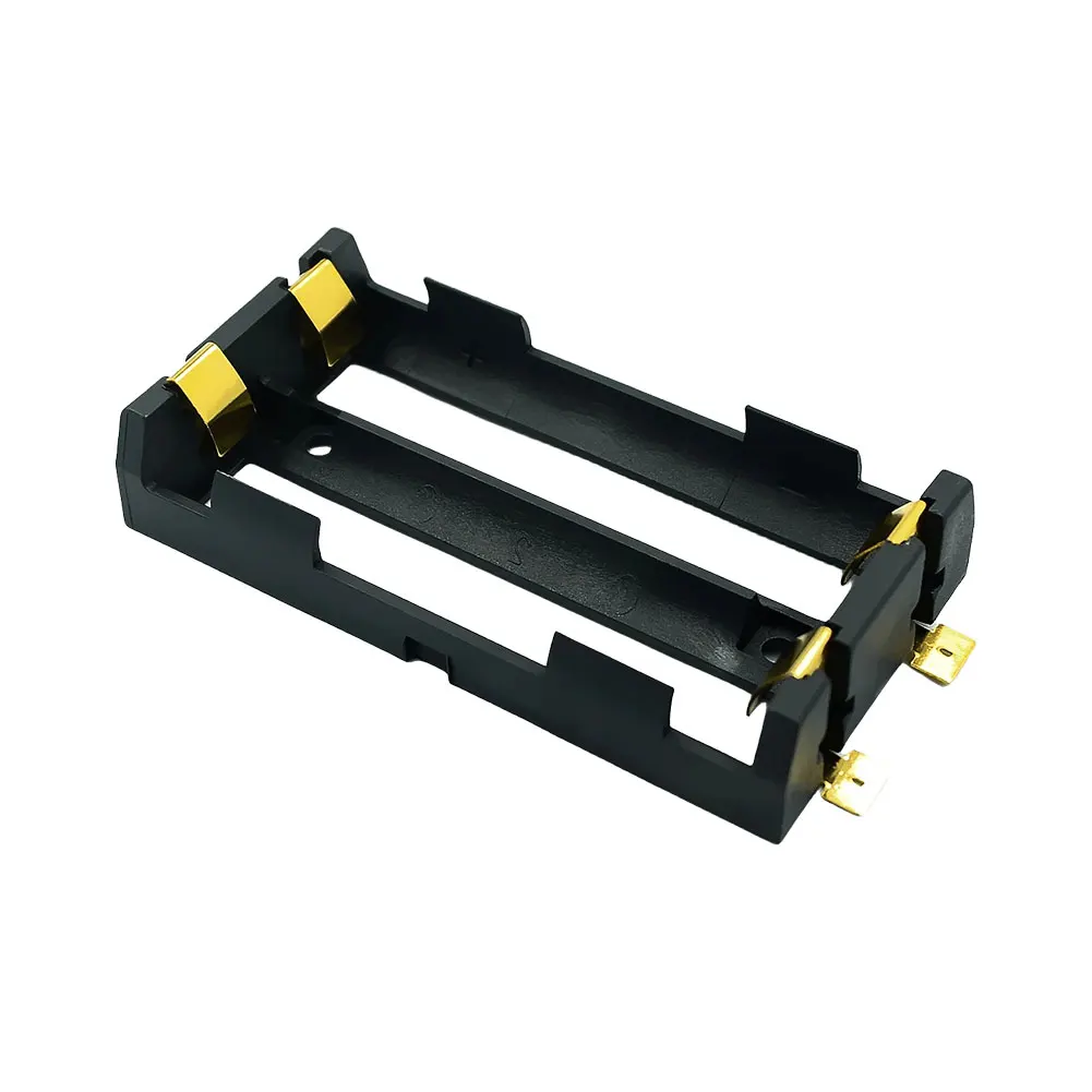 18650 SMT Battery Holder 18650 SMD Battery Box With Bronze Pins Rechargeable 18650 Battery Clip Holder Box Storage Case