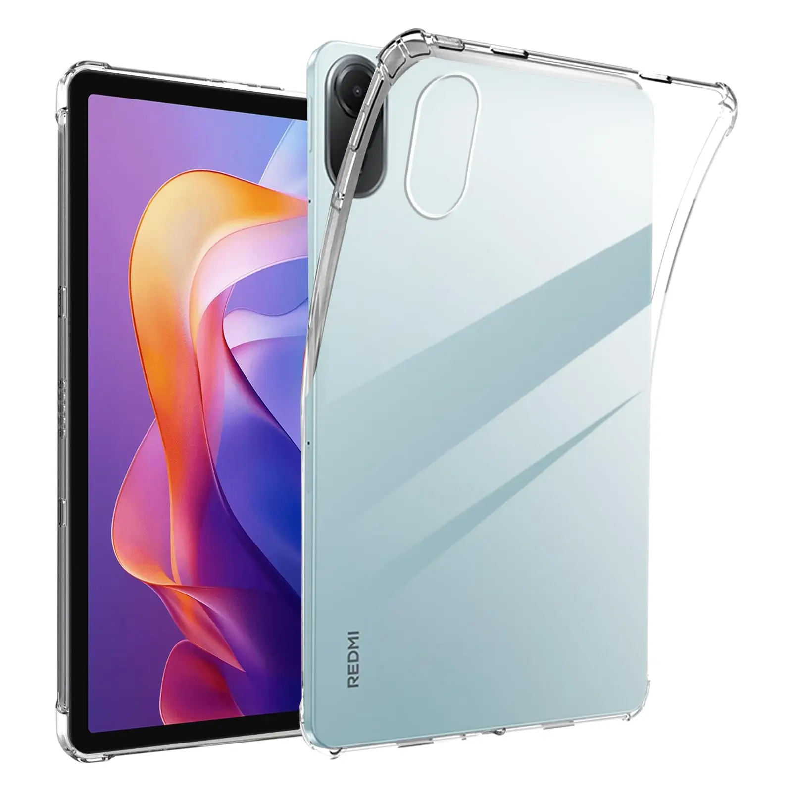 

Clear Case for Xiaomi Redmi Pad 2 (11 inch) 2025 Slim Lightweight TPU Transparent Back Protective Cover for Redmi Pad 2 11"