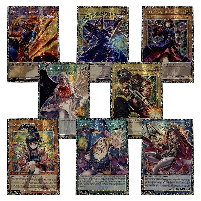 Tarjetas Proxy de Colección Orica YUGIOH DIY, Dark Magician Girl, Grand Master, Rare Deep Eyes White Dragon, the Blue Abyss, No Originales