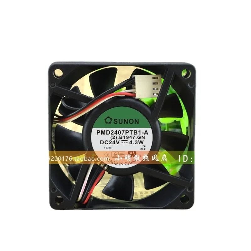 

SSEA New Fan For SUNON PMD2407PTB1-A 7025 7cm 24V 0.14A 4.3W Inverter Fan Cooling Fan 70*70*25mm