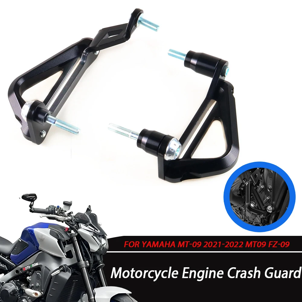 

Мотоциклетная рамка с ЧПУ для защиты от падения, слайдер, обтекатель, защита от ударов ﻿ Для Yamaha MT-09 MT 09 2021 2022 MT09 FZ-09