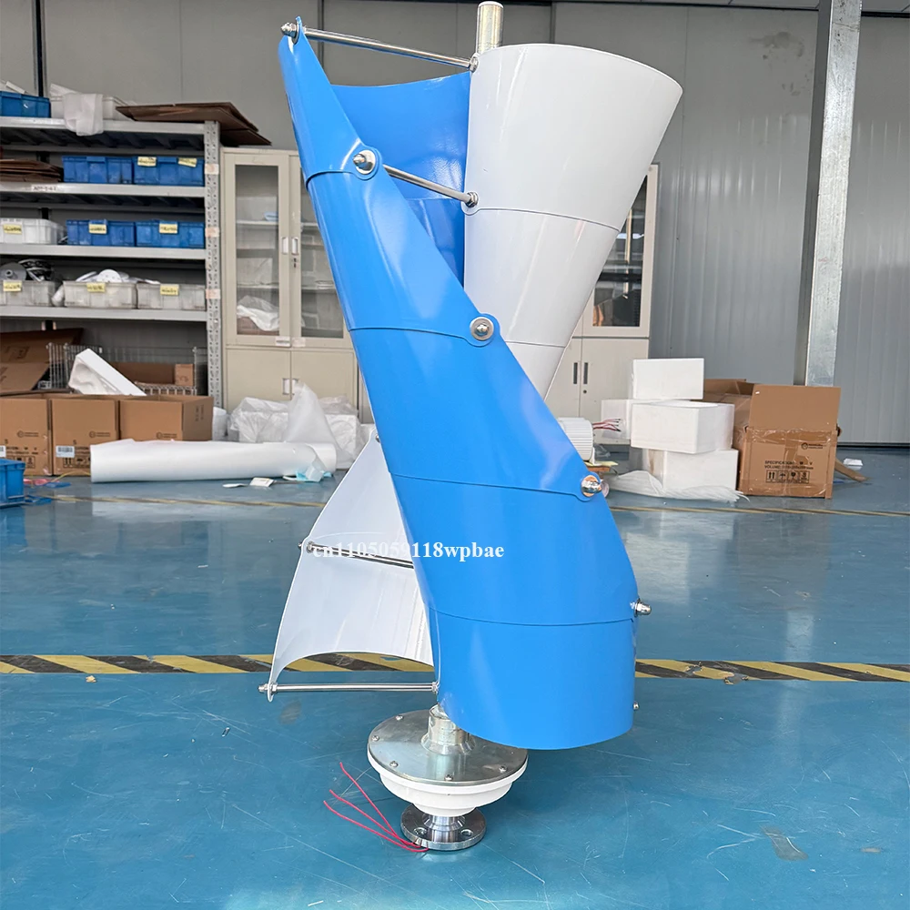 Household Low Noise 10KW 6KW Wind Turbine Generator Low RPM Start up Maglev Alternator Vertical Tulip Vertical Power Generation