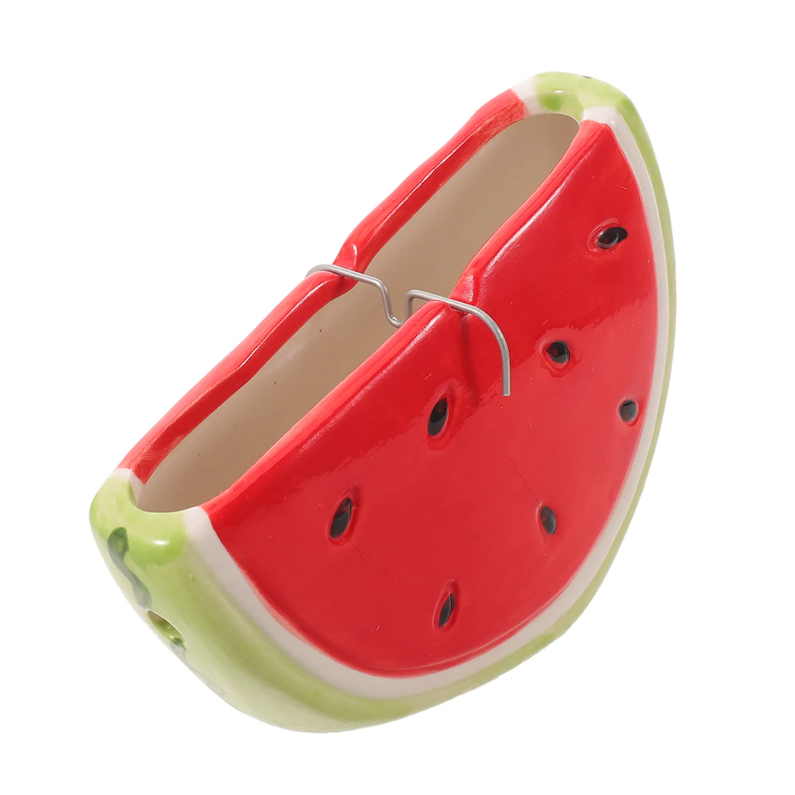 Creative Ceramics Mosquito Coil Rack Red Pink Fruit Fireproof Ash Storage Rack Watermelon Shaped Mosquito Coil Tray Household
