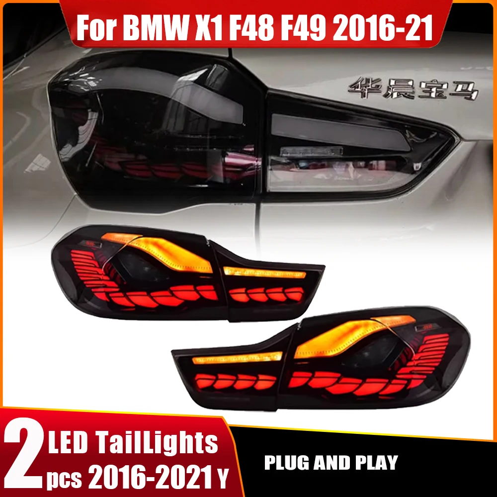 

Светодиодные задние фонари для BMW X1 F48 F49 2016 2017 2018 2019 2020 2021, противотуманные фары, стоп-стоп, указатель поворота, автомобильные аксессуары