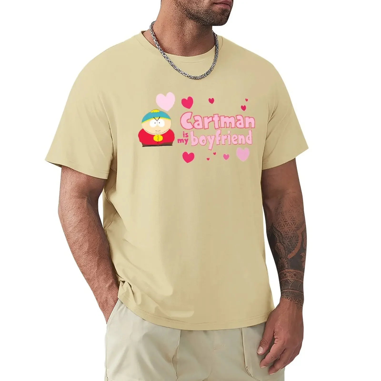 T-shirt ad asciugatura rapida magliette a maniche corte magliette da uomo Eric Cartman is my boyfriend t-shirt con stampa animalier per ragazzi