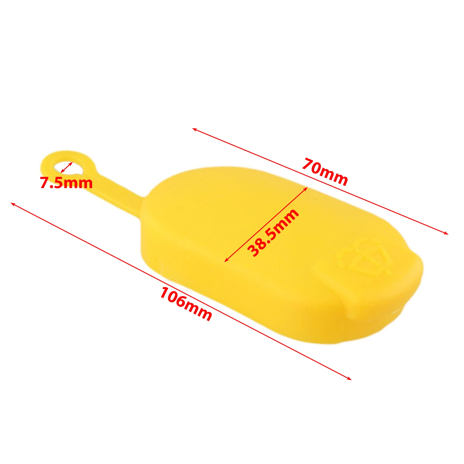 Cap Windshield Washer Cover Tank Vehicle Yellow 7700411279 Accessories Fluid Reservoir Lid Plastic Replacement New