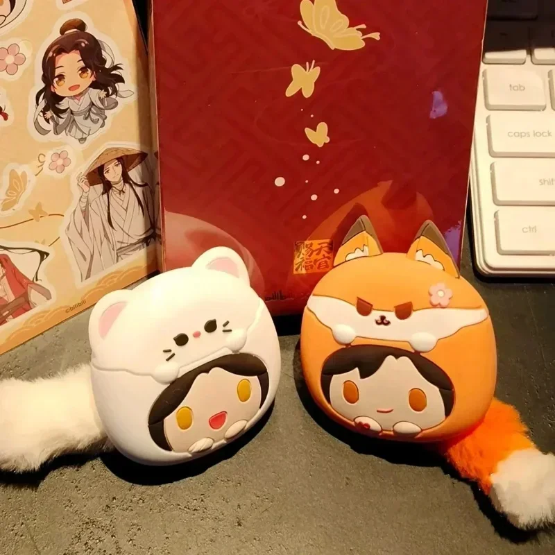 

Tgcf Hua Cheng Xie Lian Comics Fox Rabbit Tian Guan Ci Fu Bluetooth Headset Headphone Earphone Case Official Cosplay Toy Gifts