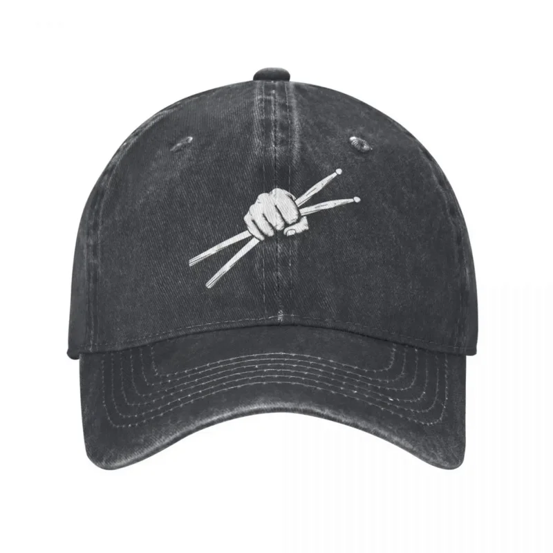 Drumsticks Drummer Baseball Cap Drumset Drums Funny Male Washed Trucker Hat Dropshipping Printed Outdoor Snapback Cap Present