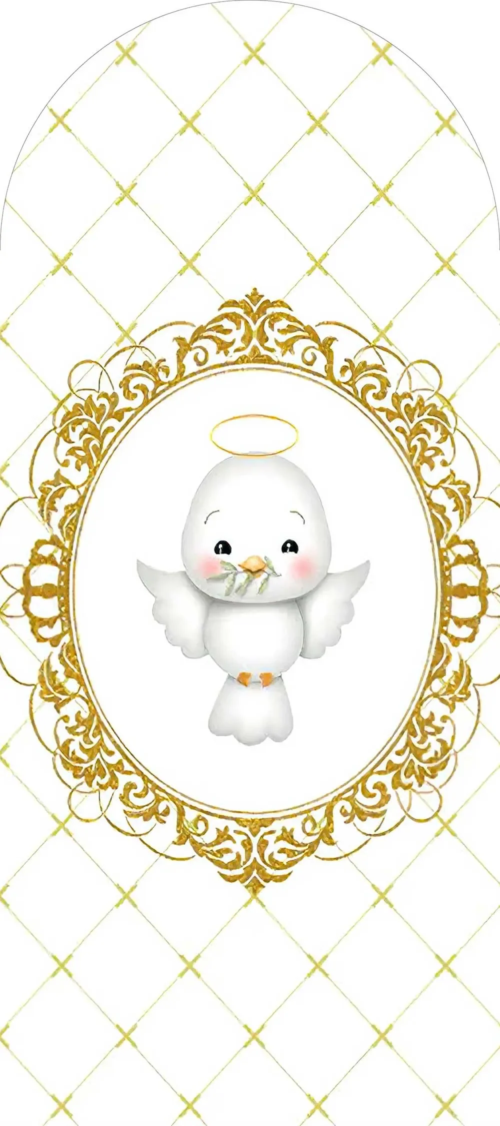 Mocsicka عرض الطفل التصوير الخلفيات بالتواصل المعمودية الملائكة الحمائم ديكور الاطفال صورة كعكة سحق كابينة تصوير راية #3