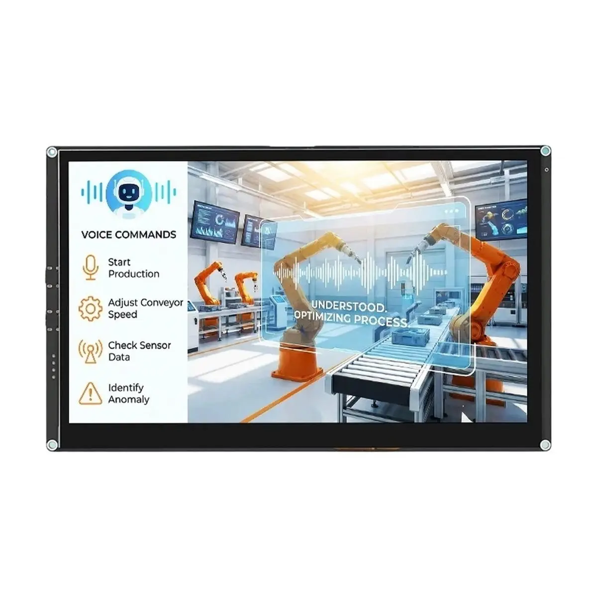 A85P CrowPanel 10.1inch -P4 HMI AI Display 1024x600 IPS Touch Screen WiFi 6 for /LVGL/Micropython