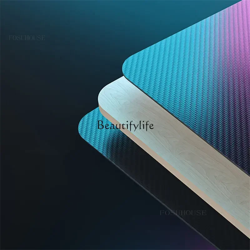 Легкие роскошные настольные компьютерные столы из углеродного волокна L-образный игровой стол Бытовой угловой компьютер