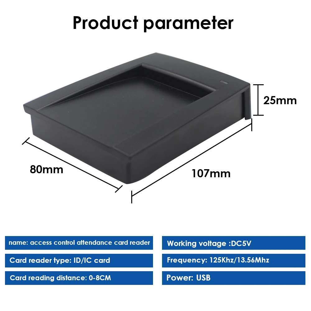 CR10M 13.56MHZ USB Issuing Card module enrollment Device RFID DESKTOP READER WRITER IC cards for Access Control Office Presence
