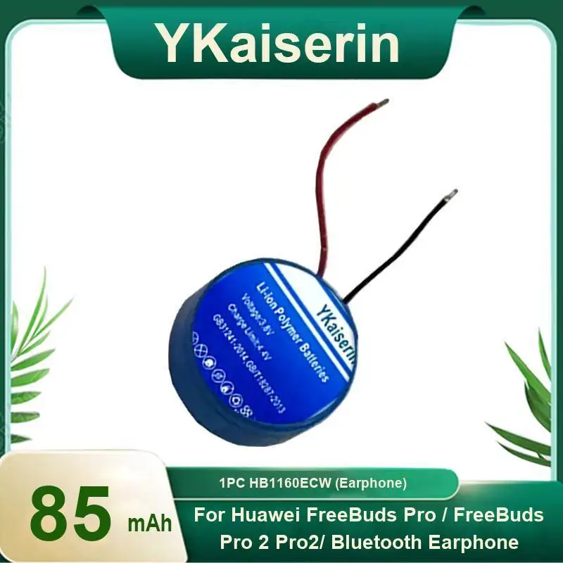 

Environmentally Friendly 85Mah For Huawei Freebuds Pro 2 Pro2 Bluetooth Earphone 1PC HB1160ECW Battery