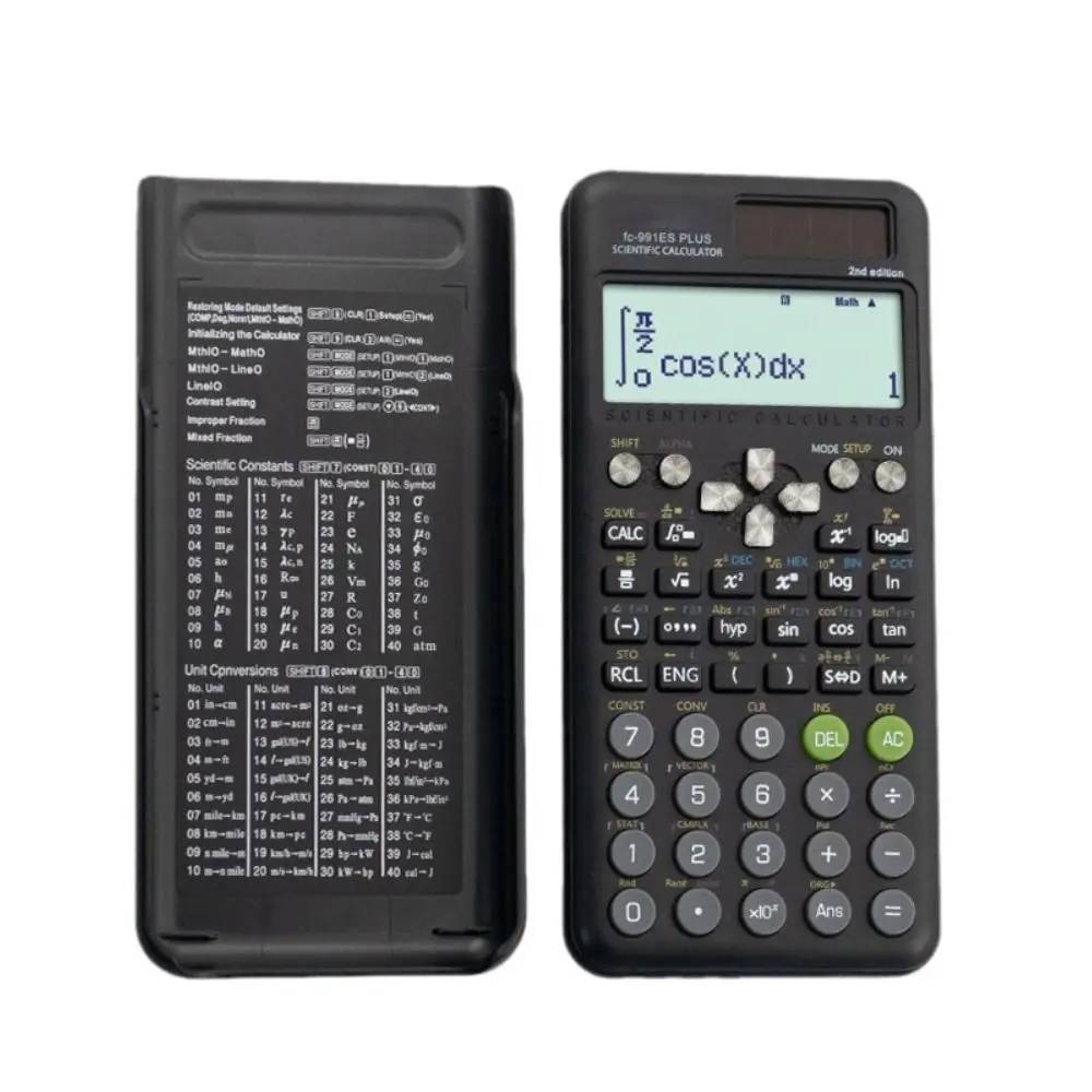 417 Functions Engineering Scientific Calculator Standard Multifunction Function Calculator Desk Accessories 2-Line