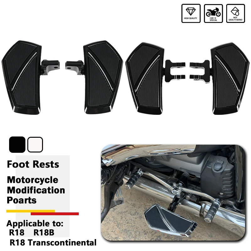 

Fits For BMW R 18 B R18B 100 Years Classic R18 Transcontinental Motorcycle Front Foot Rest RiderDriver Floorboard Wide Footrest
