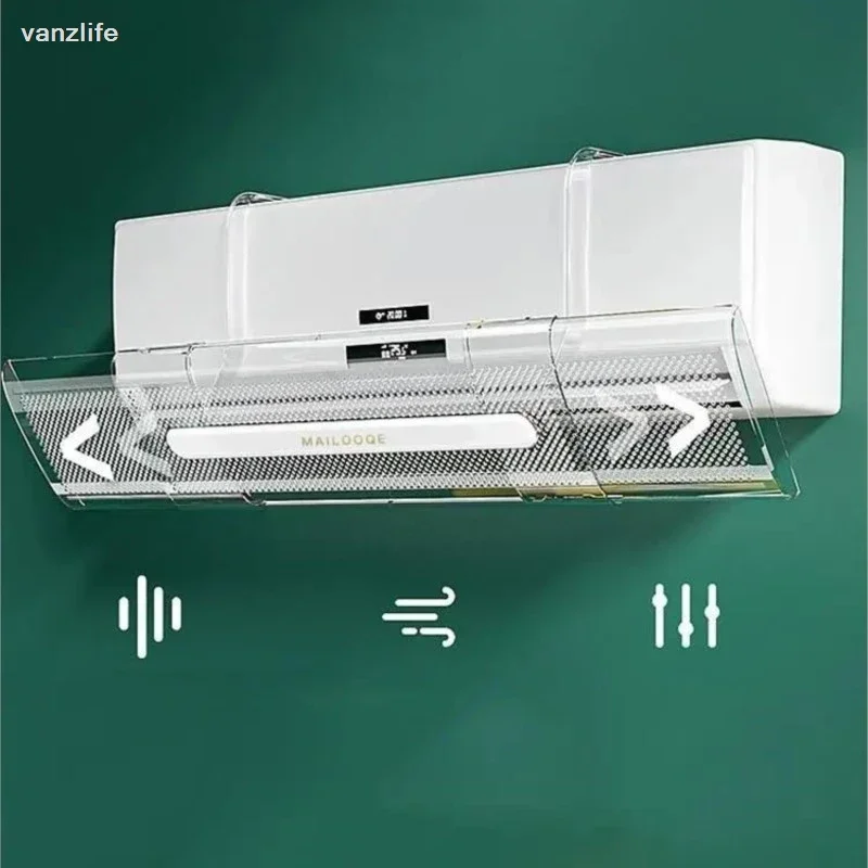 VANZLIFE outlet air conditioning wind deflector direct proof cover baby lili baffle wall general transfer ventilation artifact