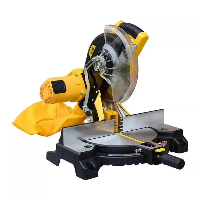 Dust-free miter saw aluminum machine, special 10-inch 45-degree dust-free saw floor sawing foot line professional cutting