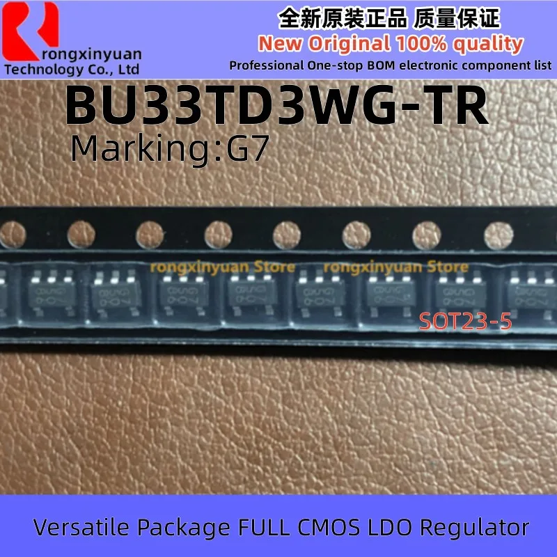 Buu4229g bu4229 BU4229G-TR iabd cm600gj CM600GJ-Z 12 bu4s81g2 BU4S81G2-TR g7 bu33td3wg BU33TD3WG-TR SOT23-5新品,20個,100%