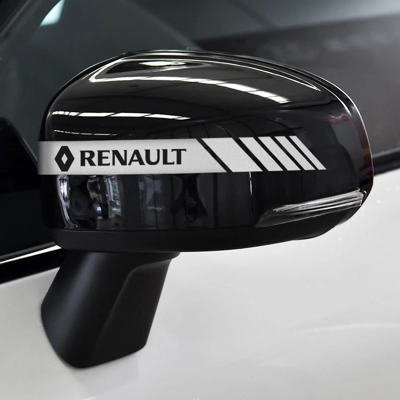 20*2 سنتيمتر سيارة مرآة الرؤية الخلفية الجانب ملصق مائي شريط ملصق جسم السيارة لتقوم بها بنفسك اكسسوارات لرينو RS كوليوس داستر ميجان 2 لوجان