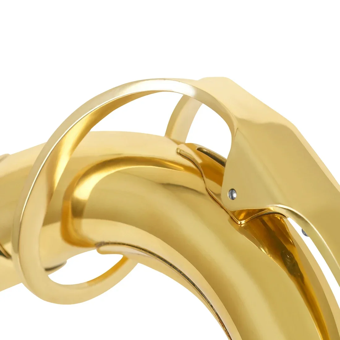 Tenor Alto Saxophone Bent Neck with Soft Wood Brass Neck Sax Bent Neck Wind Instrument Accessories Sax Parts High-end Carton