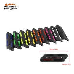 Motorcycle Exhaust Heat Shield PPS Plastic Muffler Anti-Scalding Guard Cover For KTM Honda Yamaha Kawasaki Universal Accessories